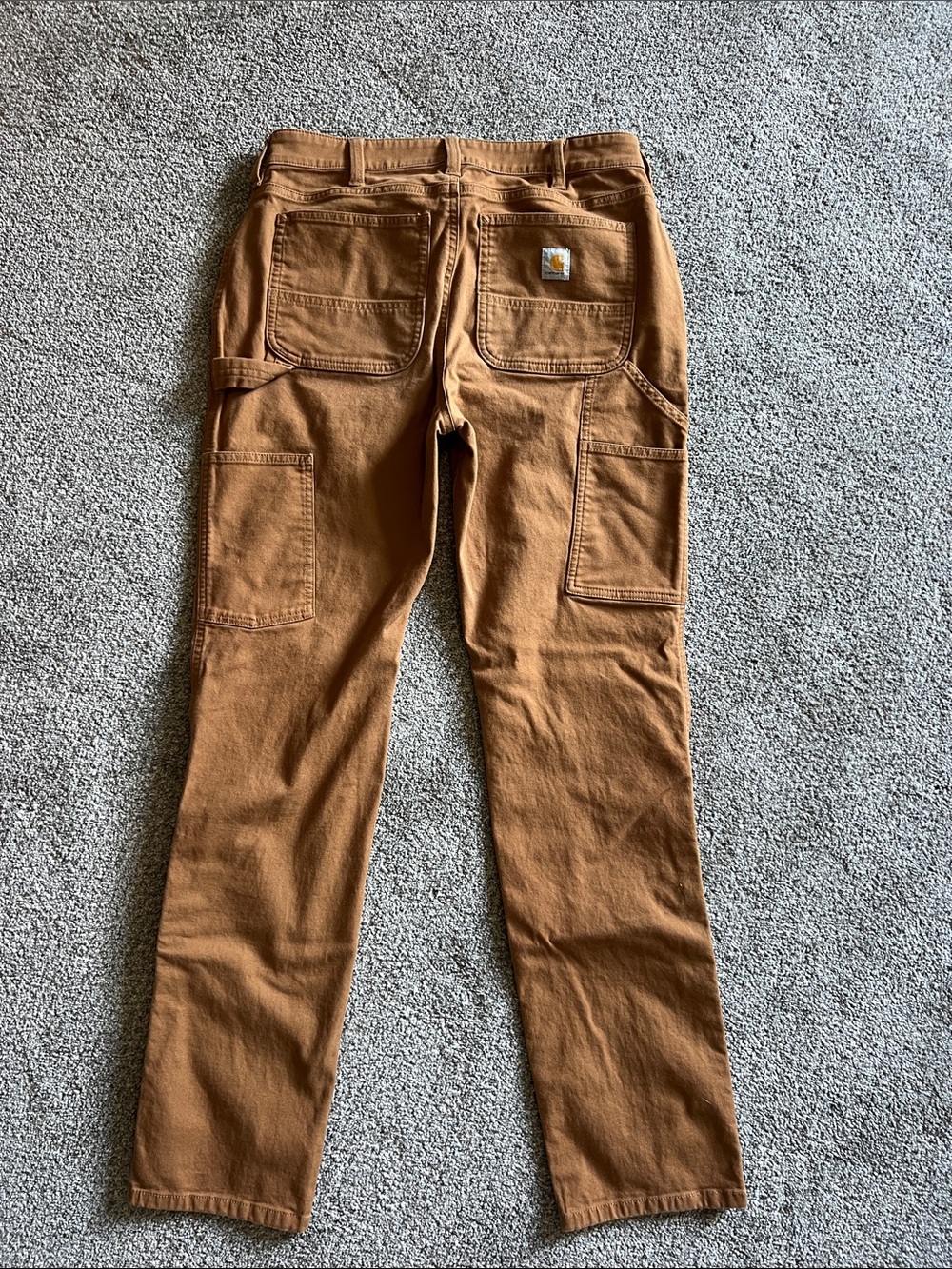 Carhartt Women’s Brown/Tan Cargo Work Pants - Picture 4 of 5